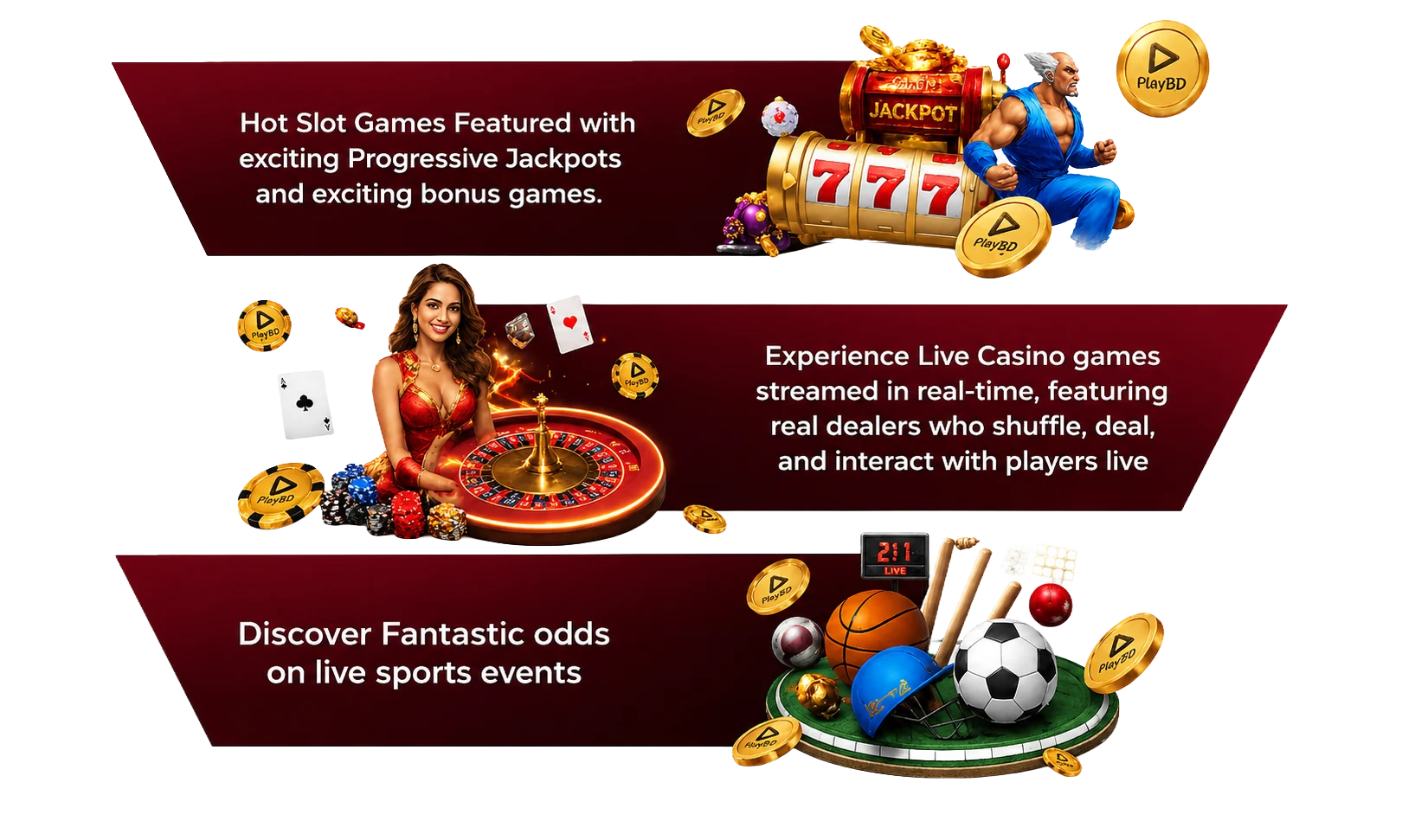 Hot Slot Games Featured with exciting Progressive Jackpots and exciting bonus games.